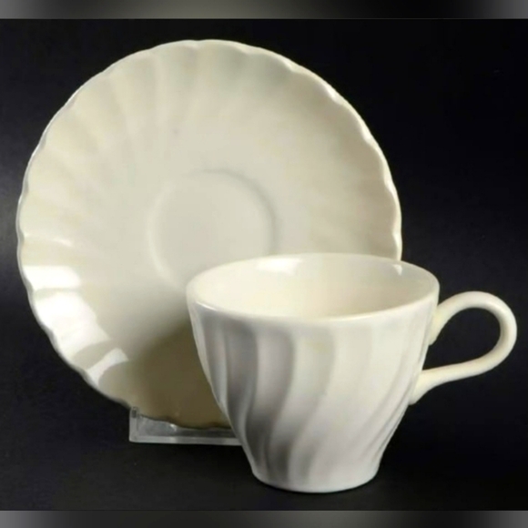 Vintage Myott Meakin Ironstone Teacup and Saucer Set - Picture 1 of 6